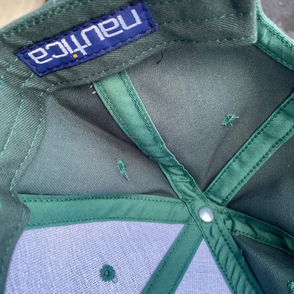 Vintage nautica competition strapback hat green - Picture 5 of 6